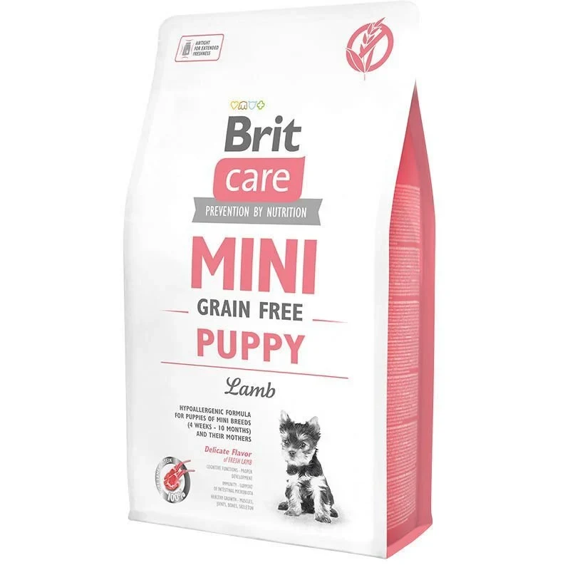 Brit Care Mini Puppy Tahılsız Kuzu Etli Küçük Irk Yavru Köpek Maması 2 kg