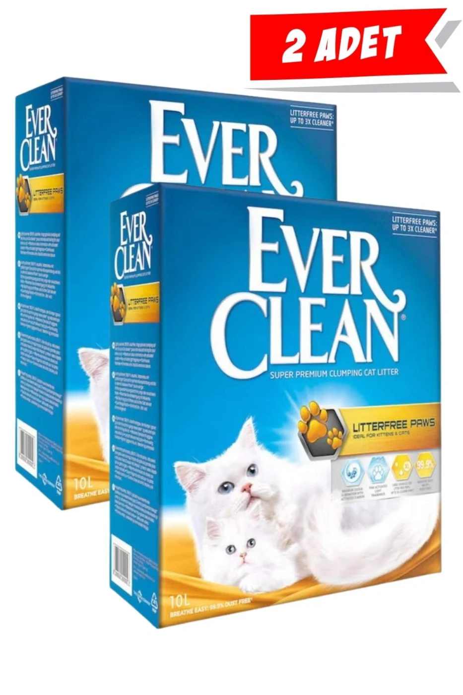 Ever Clean LitterFree Paws İz Bırakmayan Kedi Kumu 10 l