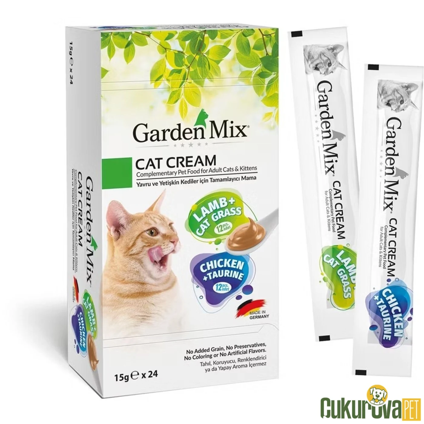 Gardenmix Yavru Ve Yetişkin Kediler İçin Tavuklu Kuzu Etli 360 gr