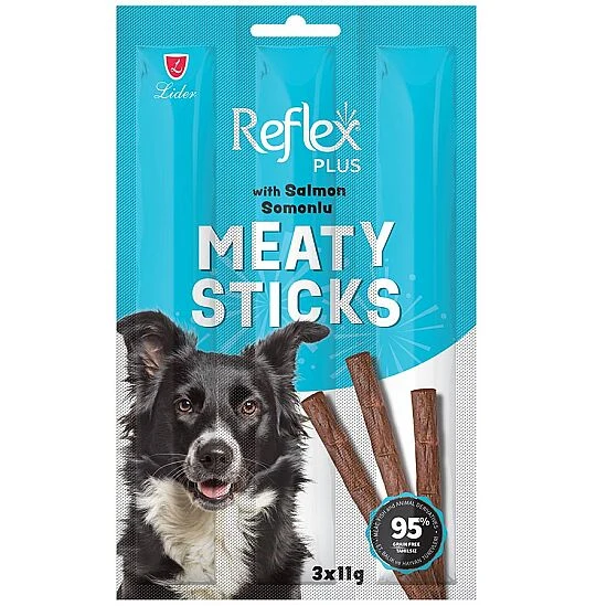 Reflex Dog Stick Somonlu Tahılsız Köpek Ödül Çubuk 3x11 gr