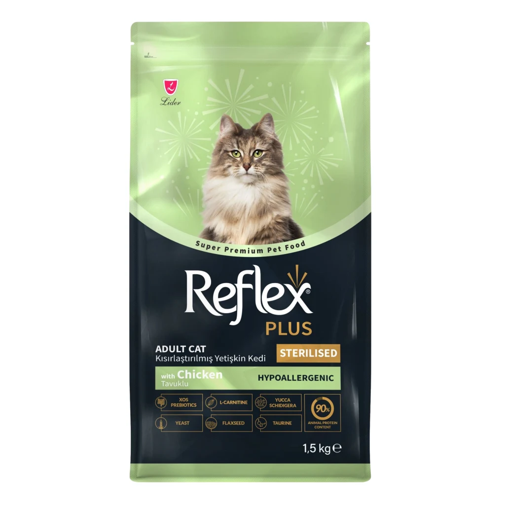 Reflex Plus Tavuklu Kısırlaştırılmış Yetişkin Kedi Maması 1 kg