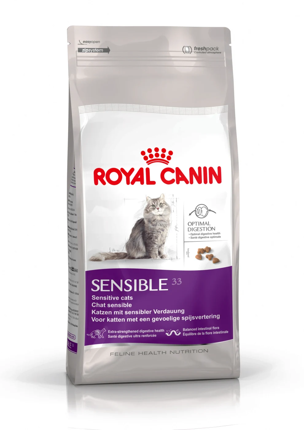 Royal Canin Sensible 33 Hassas Sindirim Sistemi olan Kediler için Yetişkin Kedi Maması 2 kg